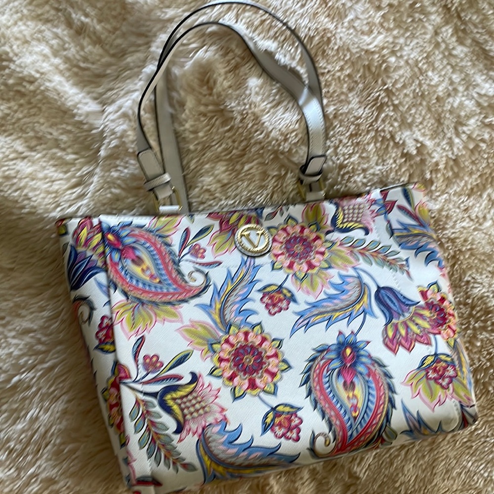 Vera New York paisley multi colored large bag